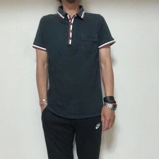 A.P.C. Line Polo Shirts Men's tops, popular brands, popular designs Limited Edit