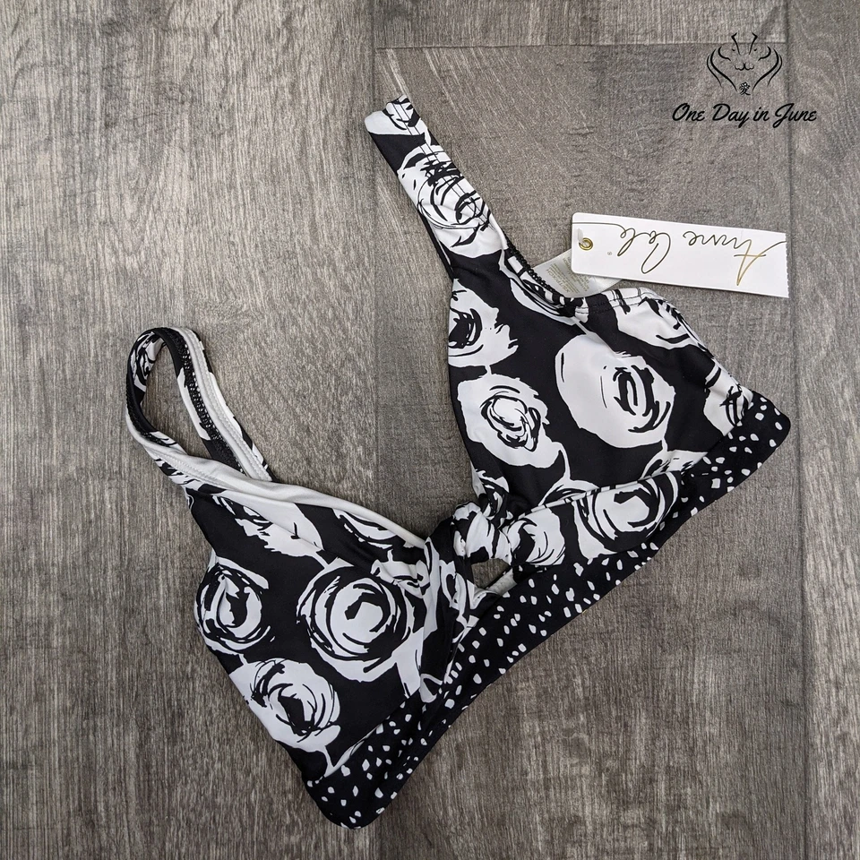 Top de bikini bralette Anne Cole traje de baño talla XS Foto 3 de 4
