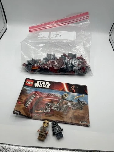 LEGO Star Wars: Rey's Speeder (75099) Complete Set, No Box Excellent Used Condit
