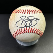 Darnell Sweeney #24 IP Autographed Baseball Phillies + Blue Jays SEE DESC