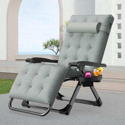 Zero Gravity Chair, Reclining Camping Lounge Chair with Aluminum Alloy Lock, Fol