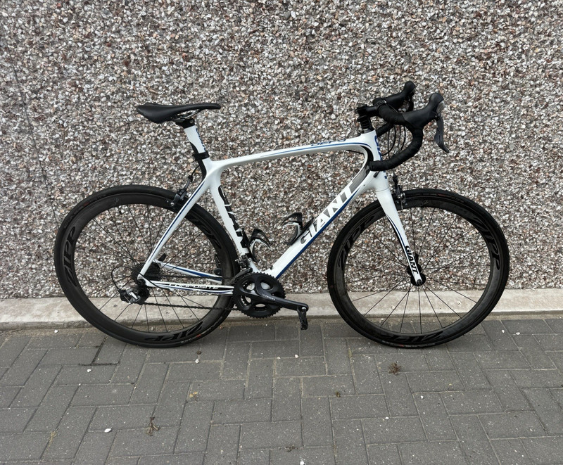 Giant TCR 9 700C M Road Bike Drop Bar Mechanical Rim Brake White/Blue