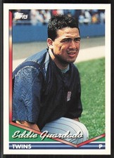 Eddie Guardado, 1994 Topps, #677, Minnesota Twins, RC