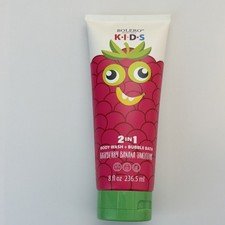 Bolero Kids 2 in 1 Body Wash Bubble Bath Raspberry Banana Smoothie 8 fl oz