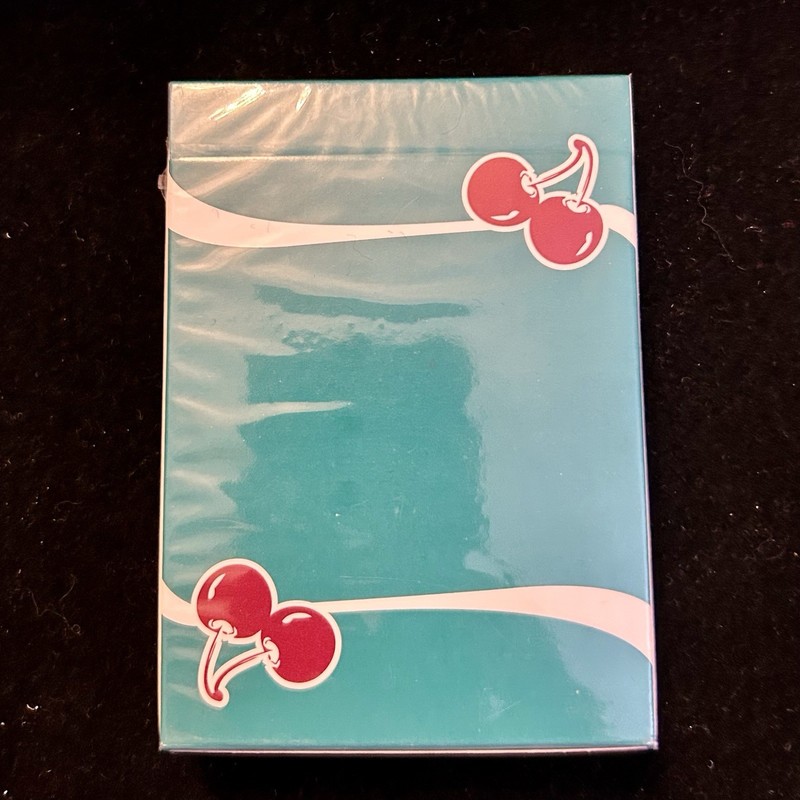 Cherry Casino Aqua Playing Cards Pure Imaginations  Unopened