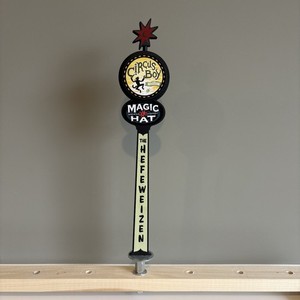 Magic Hat Brewing Company Circus Boy The Hefeweizen Beer Tap Handle 14” Barware