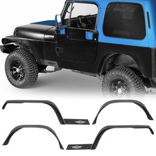 Slim Flat Fender Flares 87-95 For Jeep Wrangler Yj Off- Front Rear Mud Guards