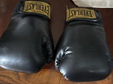 Everlast Bag Gloves Black Boxing Punching Spa...