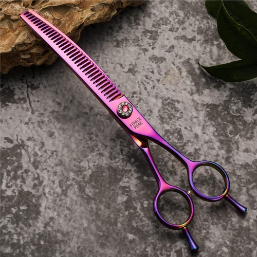 Professional Dog Grooming Scissors Pet Curved Chunker Shears 7.0'' Extremely ... - Picture 6 of 6