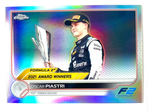 Oscar Piastri [Refractor] #199 2022 Topps Chrome Formula 1 card