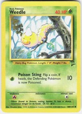 Weedle Pokemon Base Set 2 100/130 DM