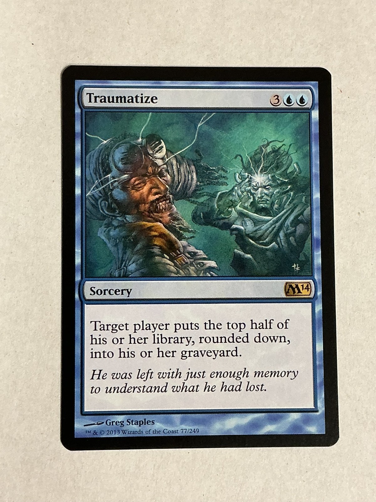 Traumatize #77 (LP) Magic 2014 M14 Magic MTG NM Free Ship! MJB