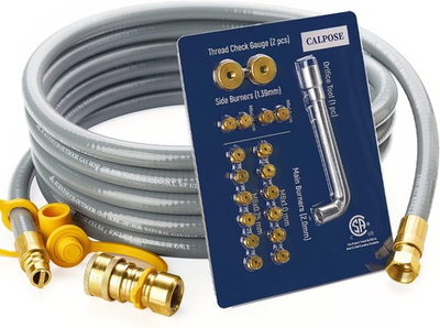 #ad 15 Feet 5249 Propane to Natural Gas Conversion Kit for Kit Gray $49.38