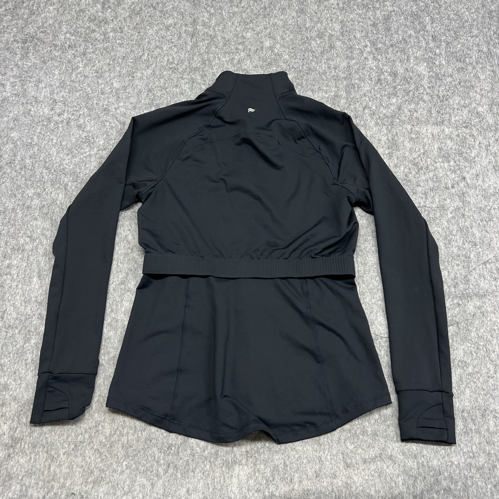 Fabletics Jacket Womens Small Black Trinity Long … - image 14