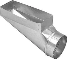 Imperial GV0650 End Boot, 3-1/4 in L, 10 in W, 4 in H, 90 deg Angle, Steel
