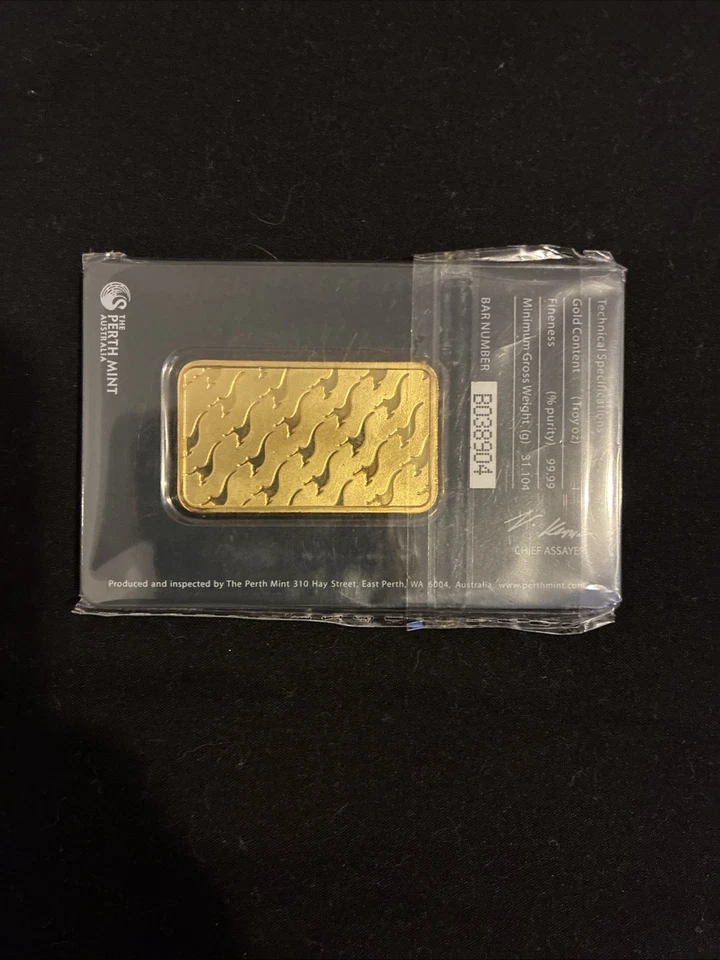 la Casa de la Moneda de Perth - Australia - Barra de oro de 1 oz Foto 4 de 4
