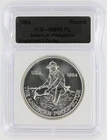1984 Engelhard American Prospector Silver Eagle ICG MS68PL S$1 Silver Round