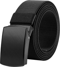 Herren G&uuml;rtel &Uuml;bergr&ouml;&szlig;e 120-180cm Stoffg&uuml;rtel M&auml;nner G&uuml;rtel Arbeitsg&uuml;rtel Schwar