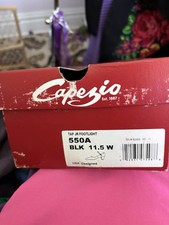 Capezio Black Leather 550 Tap Dance Womens Shoes Sz 11.5M - NWOB