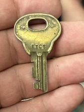 Vintage Corbin Steam Trunk  Key# TTC2