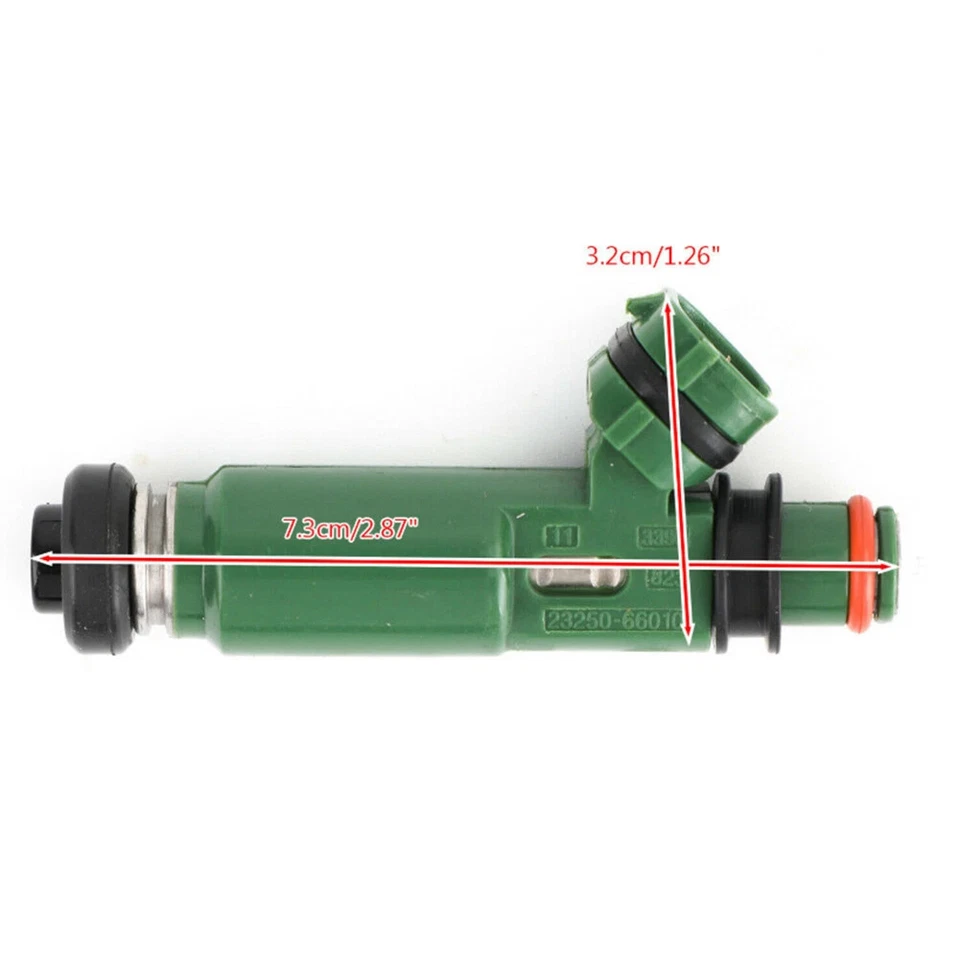 Inyectores de combustible 6 piezas para Toyota Land Cruiser 23250-66010 2320966010 Foto 2 de 4