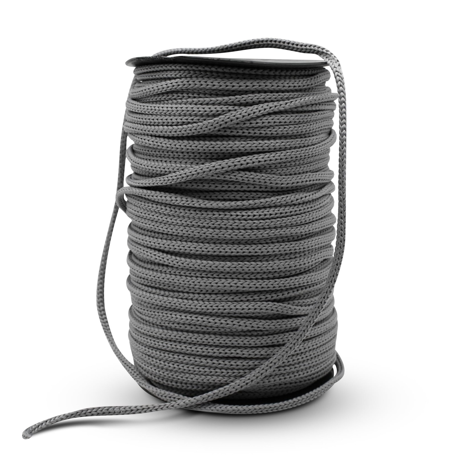 Corde polyamide 3mm grise en bobine de 100m pour bricolage