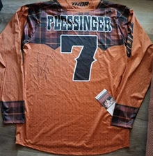 Aaron Plessinger Signed #7  Thor KTM Cowboy Replica Jersey JSA COA - XL - SX MX 