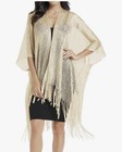 RHEANE Women’s Champagne Gold Sparkly Evening Shawl Wrap Cardigan ONE SIZE NEW — photo 1