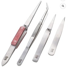 Tweezer Set of 4 - from BeadSmith.