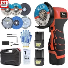 US Cordless Brush Angle Grinder Kit 19500 Rpm Mini Electric Angle Grinding Tool 