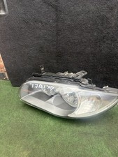 BMW 1 Series E81 E87 Headlight LH 2010 Black Halogen 7249651 TJD117