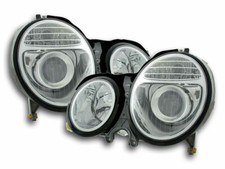 Scheinwerfer Passend f&uuml;r Mercedes E-Klasse W210 Bj. 97-01 chrom
