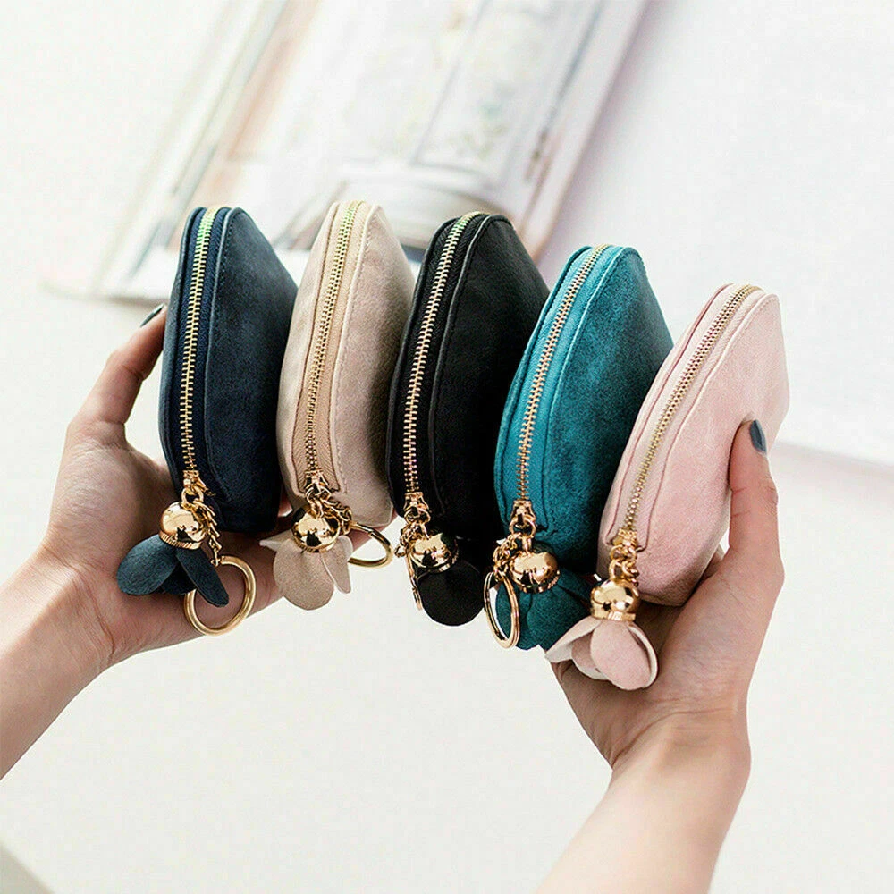 WOMENS GENUINE LEATHER Coin Purse Pouch Ladies Small Card Wallet Mini Bag  £5.49 - PicClick UK