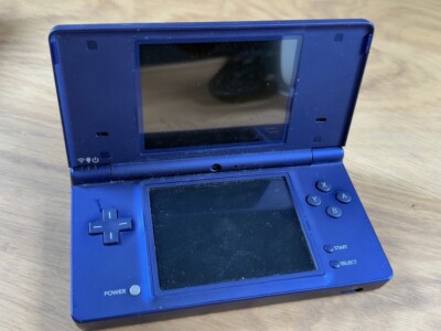 Nintendo DSi Blau Handheld Konsole Tragbares Spielsystem ohne Akkudeckel