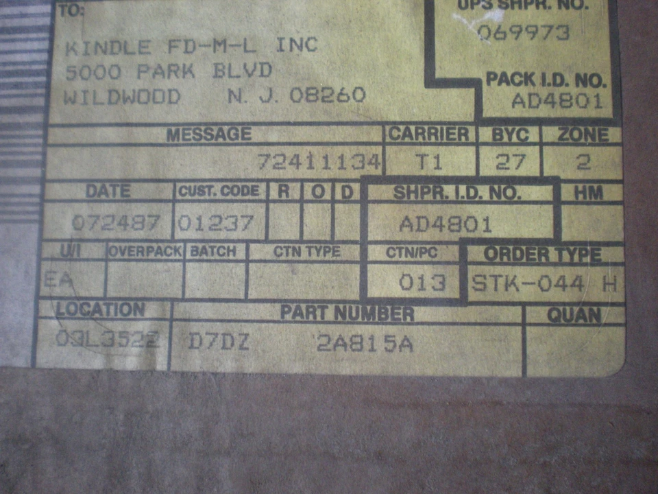 Ford Granada 1977 1978 1979 freno de estacionamiento cable intermedio frenos de tambor nuevo de lote Foto 2 de 2