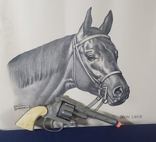 Eagle cap gun toy pistol revolver country western toy cap gun made in the U.S.A.