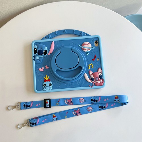 For iPad 10th 9 10.2" 8 7 mini 6 5 4 3 Air 1 2 Pro 11 Stitch Kid Shockproof Case - Picture 2 of 13