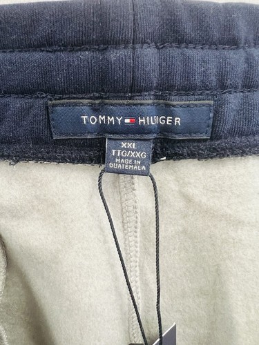 Tommy Hilfiger Men’s Fleece Sweat Shorts Gray/Blue Trim Drawstring Size 2XL - Picture 9 of 10