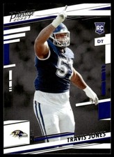 2022 Panini Prestige Travis Jones Rookie Baltimore Ravens #358