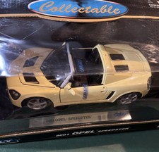 Welly 1:18 Collectable Die-cast 2001 Opel Speedster Yellow NIB