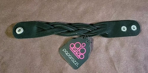 Paparazzi Girls Do It Better Silver & Black Urban Bracelet - Picture 3 of 5