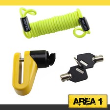 Serrure Antivol Disque De Frein Vparts 6 mm Avec Câble Mémoire 150 cm