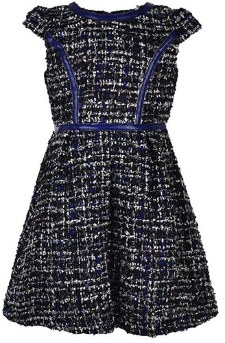 knee length dresses for ladies Gradient Blue Sequin V Neck Dress