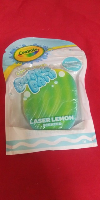 Download Crayola Color-Swirl Bubble Bath Bar - Laser Lemon Scented | eBay