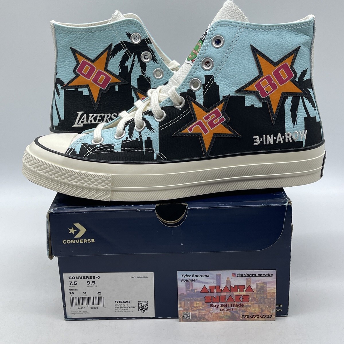 Converse Chuck 70 Hi x Chinatown Market White UV Color