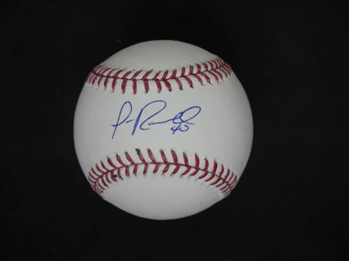 JAMES RUSSELL SIGNED OFFICIAL OMLB BASEBALL WITH MLB COA - CHICAGO CUBS