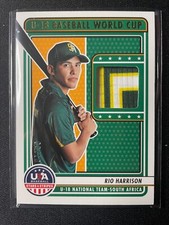 2023 Panini USA Stars & Stripes Rio Harrison Game-Used Patch #09/10 South Africa