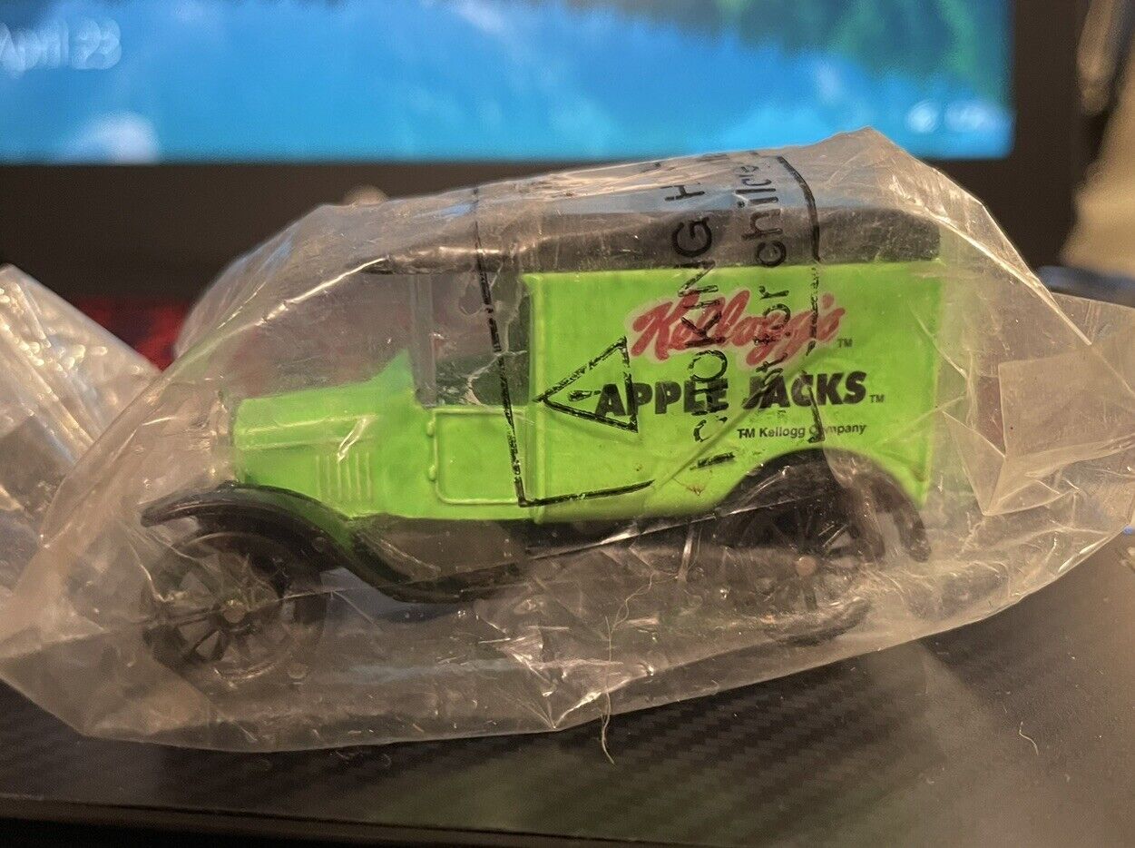 Vintage 1989 Matchbox diecast toy truck 1921 Model T Ford Kellogg's Apple Jacks