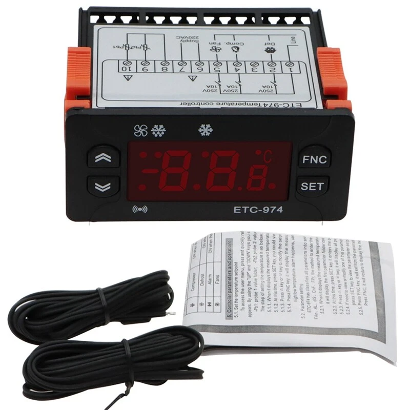 ETC 974 Digital Temperature Controller Microcomputer Thermostats