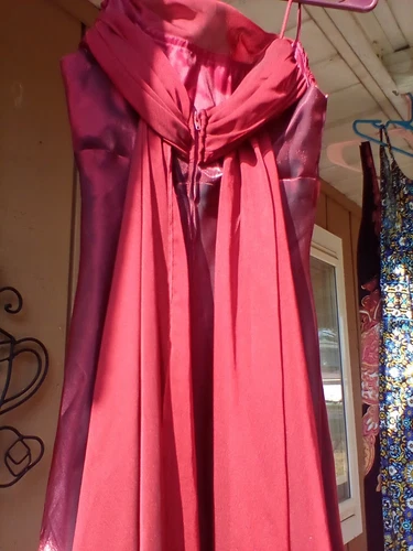 Vintage Morgan And Co Womens Y2K Whimsigoth Maxi Dress Sz 3/4 Cocktail Occasion